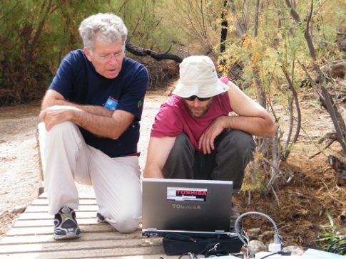 החוקרים פרופ' יונתן לרון ויניב מונבז(צילום:יח"צ)